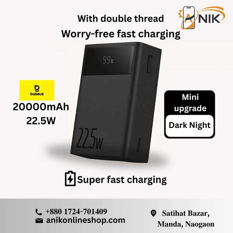 Baseus 22.5W 20000mAh Power Bank