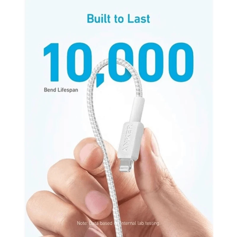 Anker 322 USB-C to Braided Lightning Cable 3ft