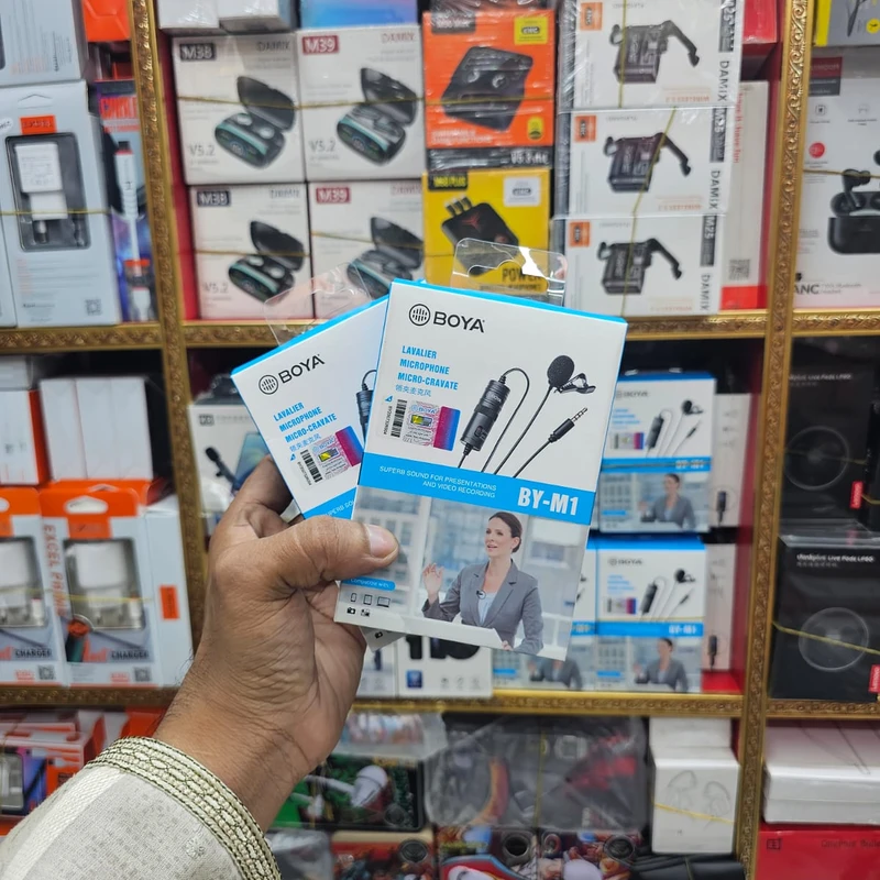 BOYA M1 Microphone For Smartphone, DSLR, Laptop & PC