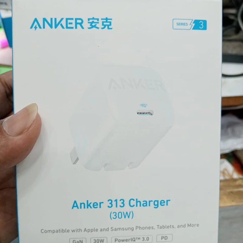 Anker 313 GaN 30W Foldable Charger USB C Power IQ 3.0 Verified - Image 3