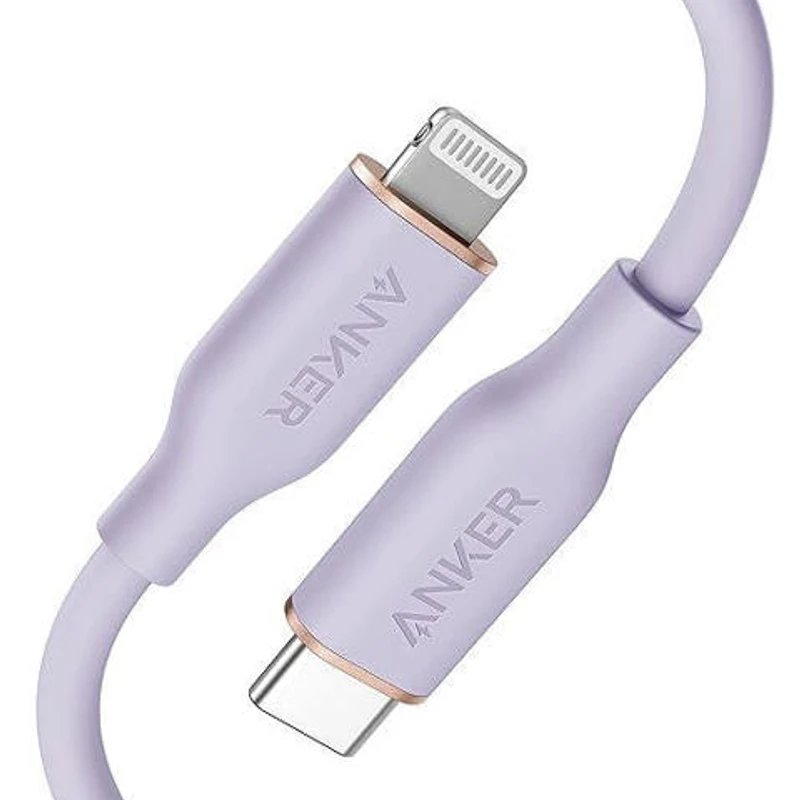 Anker PowerLine III Flow C to L Cable- Purple