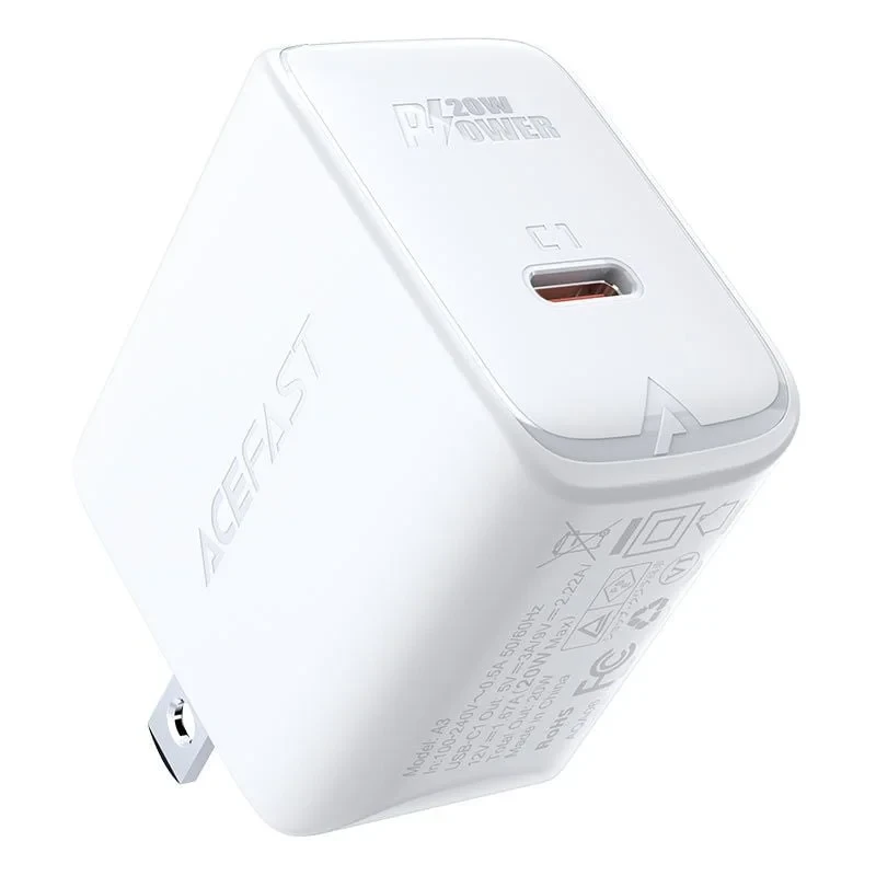 Fast Charge Wall Charger A3 PD3.0 20W (1xUSB-C) US