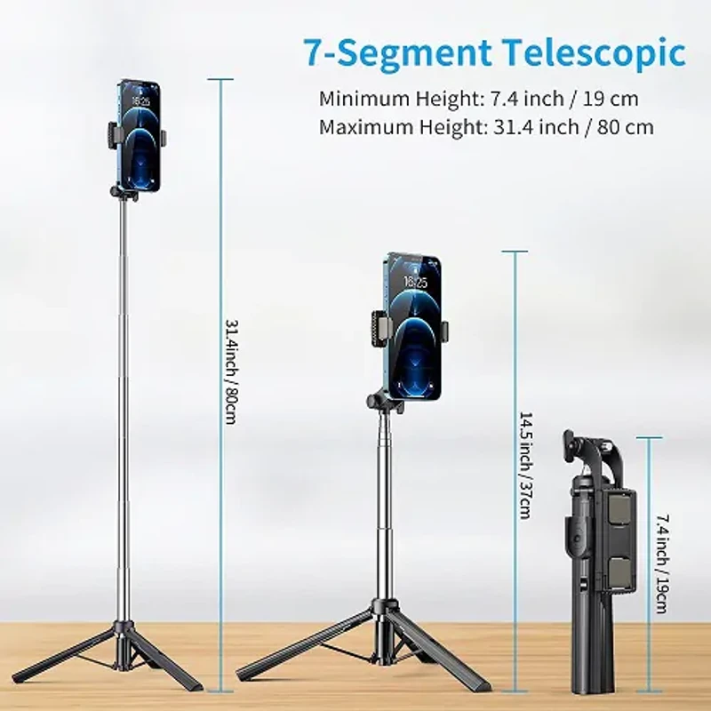 K&F Concept KF34.029 2 in 1 Selfie Stick Tripod