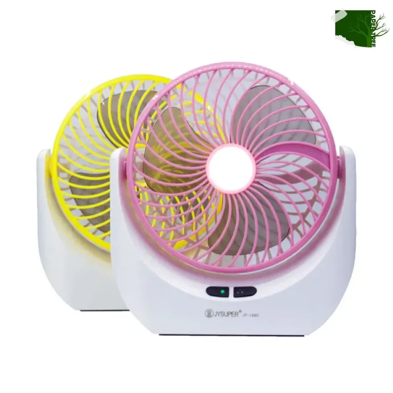 JY Super JY-1880 Rechargeable Fan With LED light
