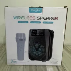 GTS 2116 Greatnice Portable Rechargeable Wireless Bluetooth Speaker With wireless mic and voice changer