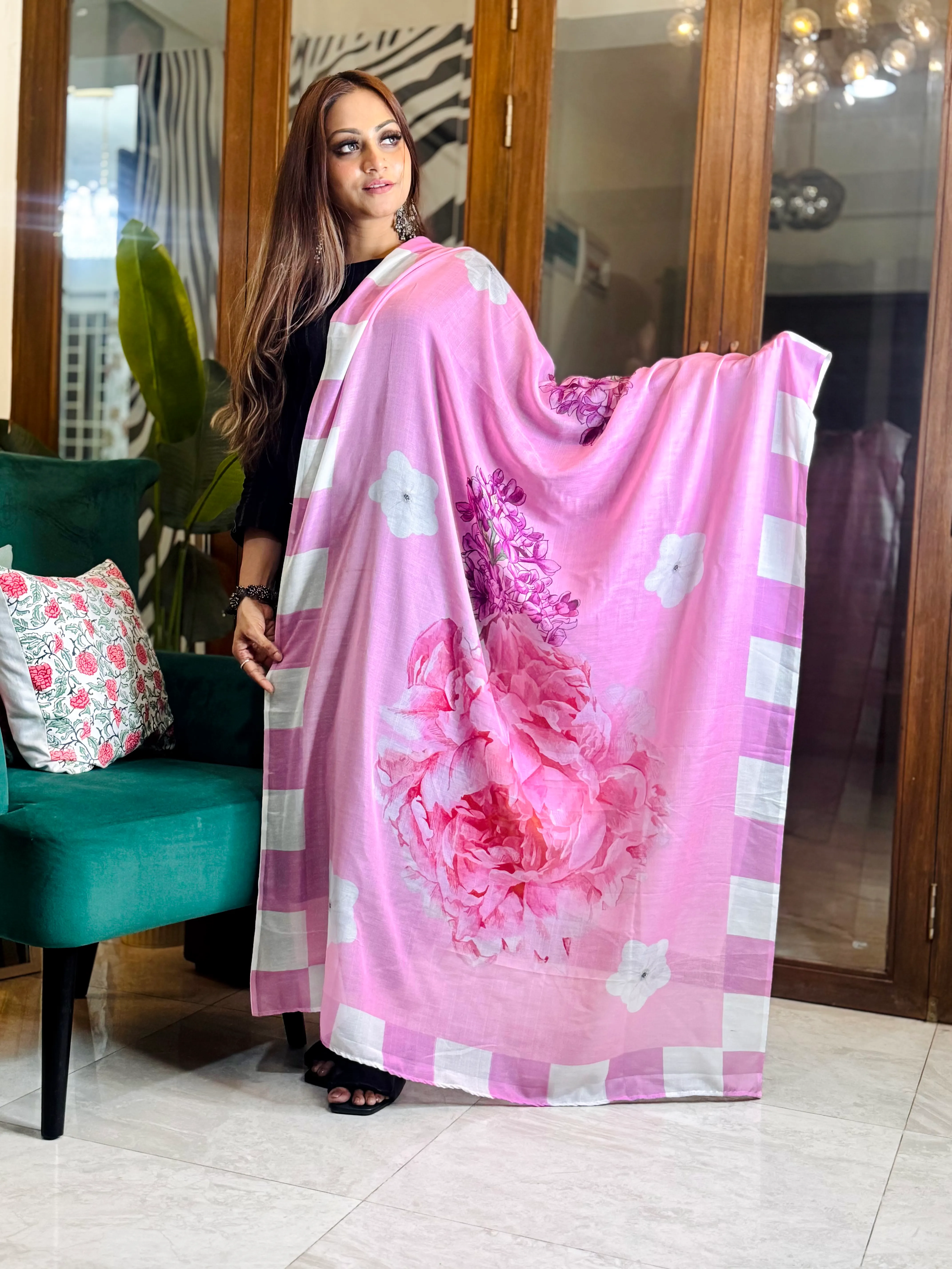 Pink Dupatta