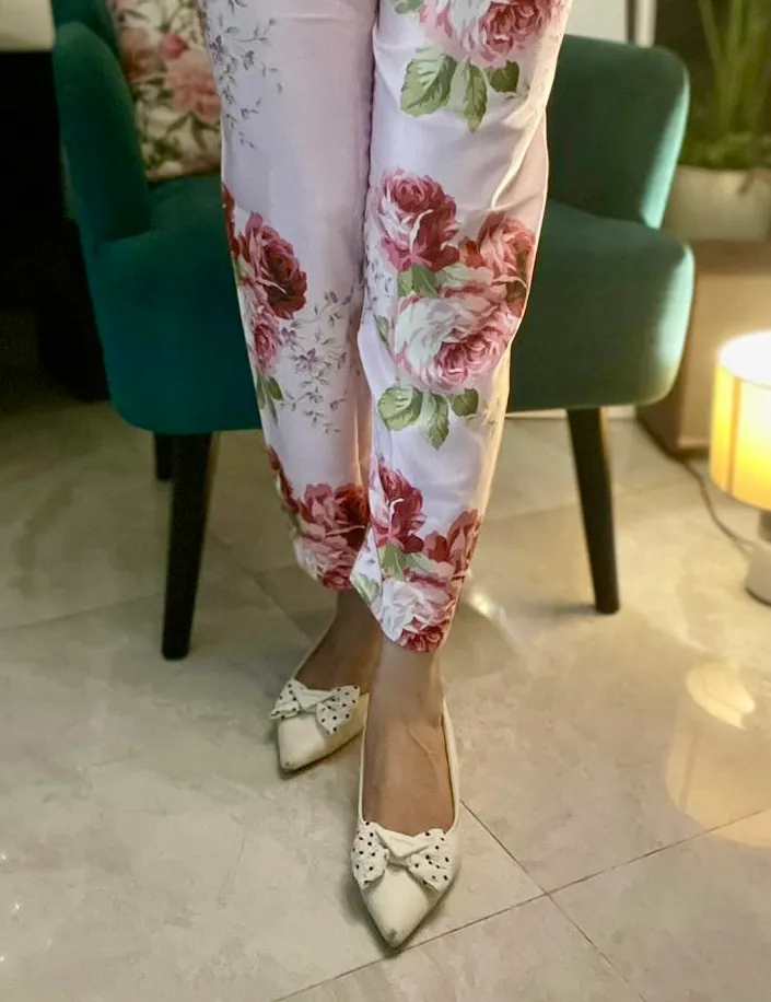 Light Pink Rose Pant