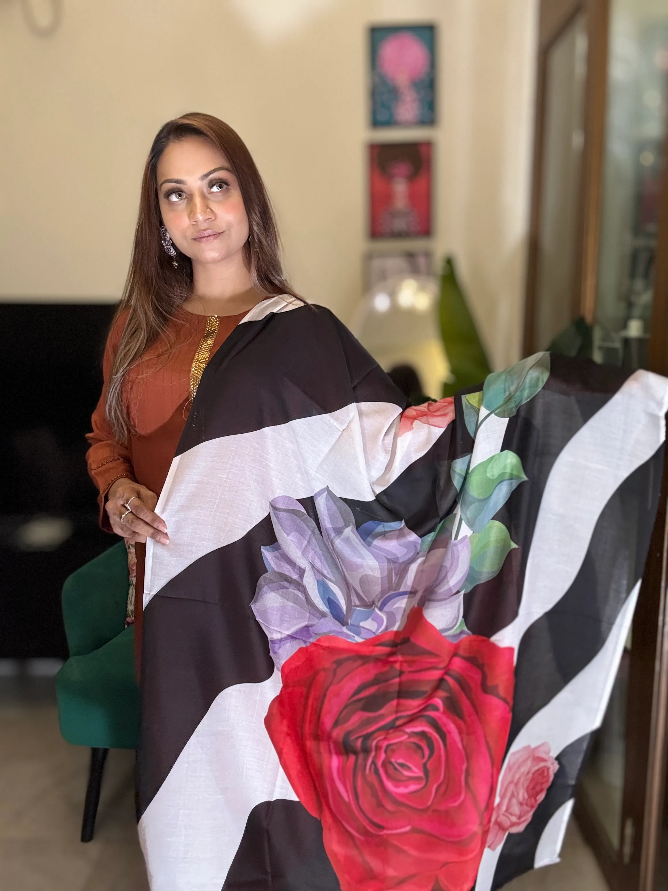 Black And White Rose