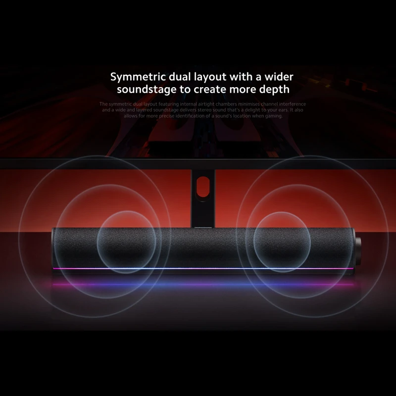 Xiaomi Dual Stereo Desktop Bluetooth Speaker RGB - Image 3