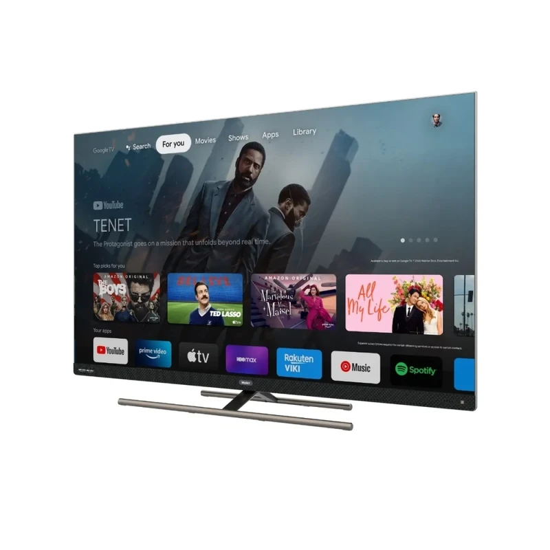 Haier (H55S900UX) 55 Inch QLED 4K Bezel Less Google TV - Image 3