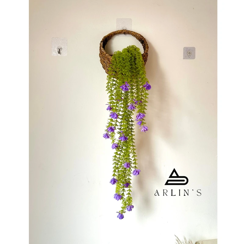 seagrass flower bucket & lily vine