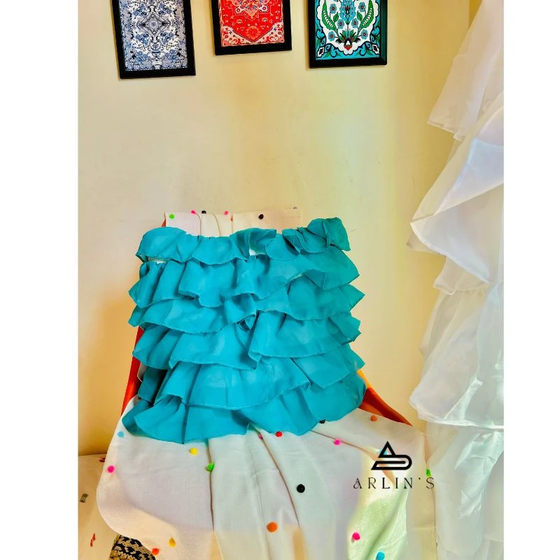 ruffle cushion cover