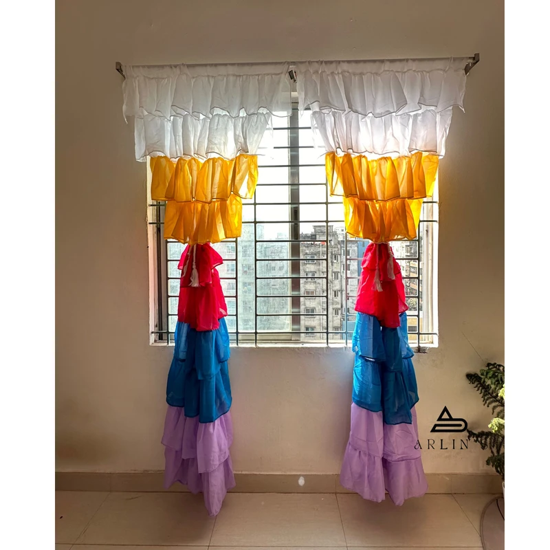 ruffle curtains
