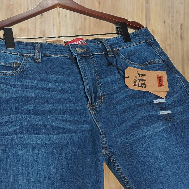 Deep blue levis Denim cotton stretchable pant RKD-25 - Image 3