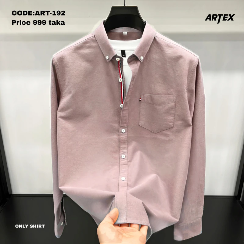 Pink Color Premium Full Sleeve Shirt For Men's ART-192