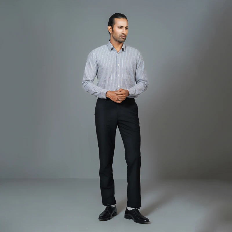 Formal stripes shirt J ART-S217 - Image 5