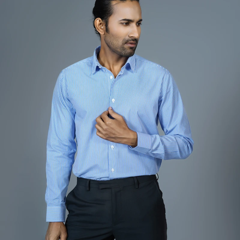 Formal stripes shirt J2 ART-S215 - Image 3