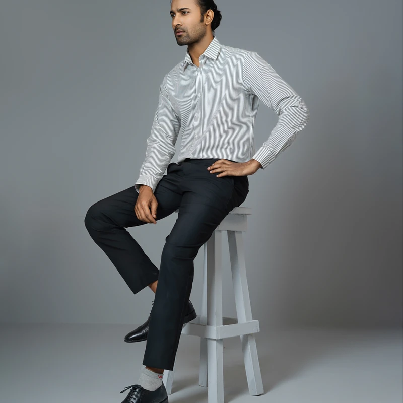 Formal stripes shirt J2 ART-S220 - Image 3