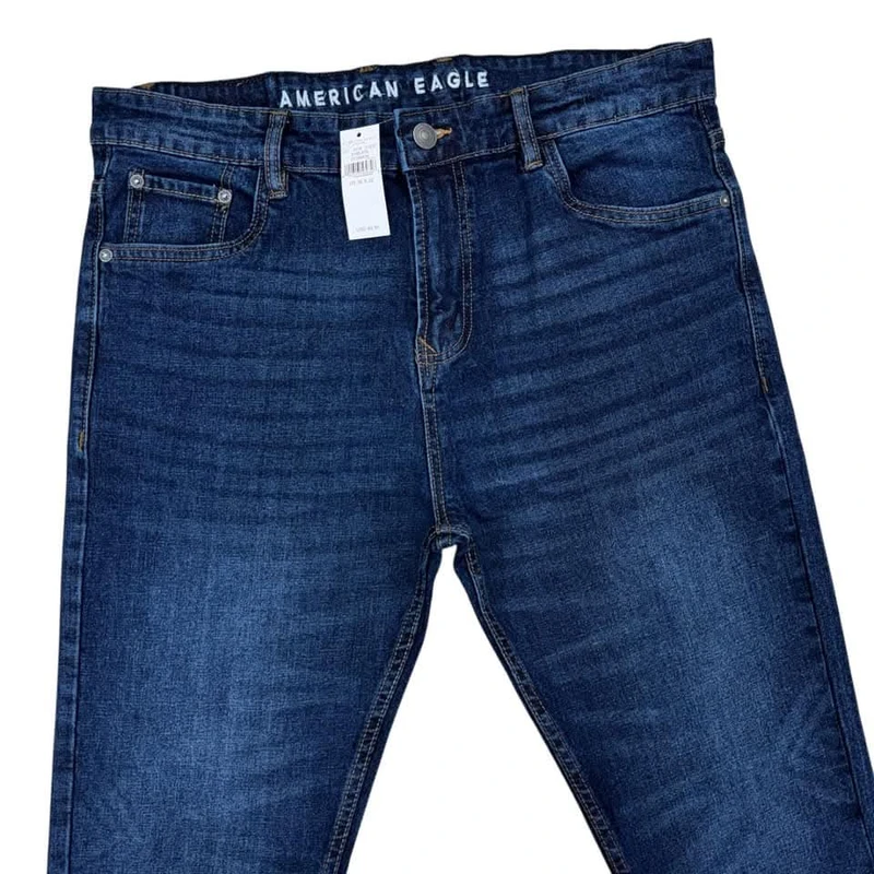 Deep blue A.Eagle Denim cotton stretchable pant RKD-21