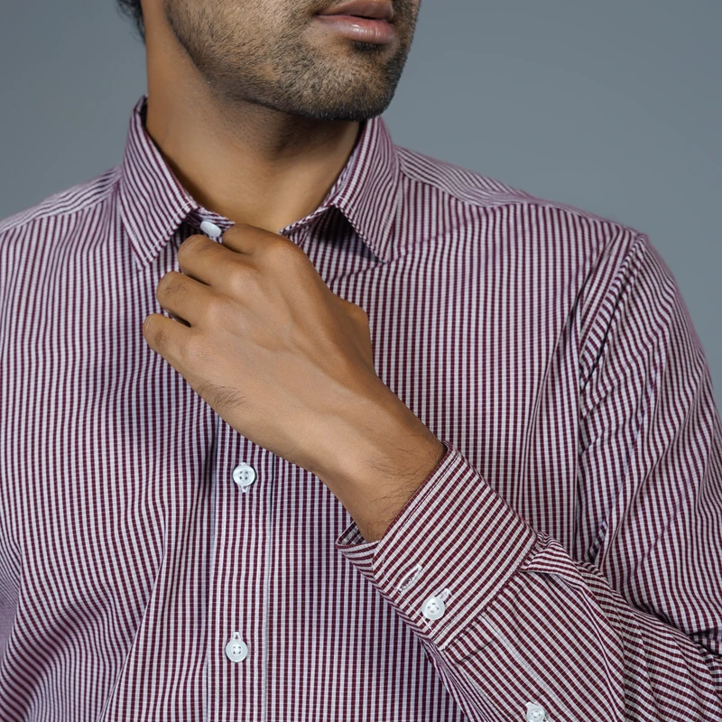 Formal checked shirt J2 ART-C210