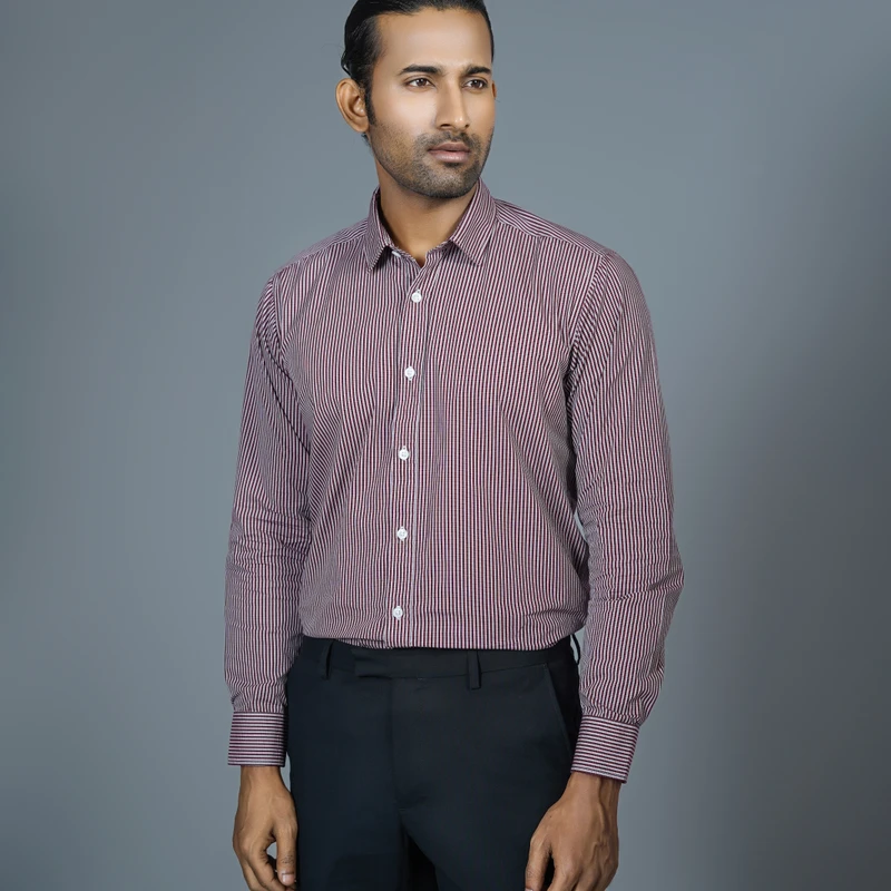 Formal checked shirt J2 ART-C210 - Image 5