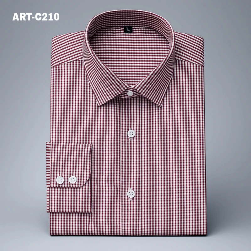 Formal checked shirt J2 ART-C210