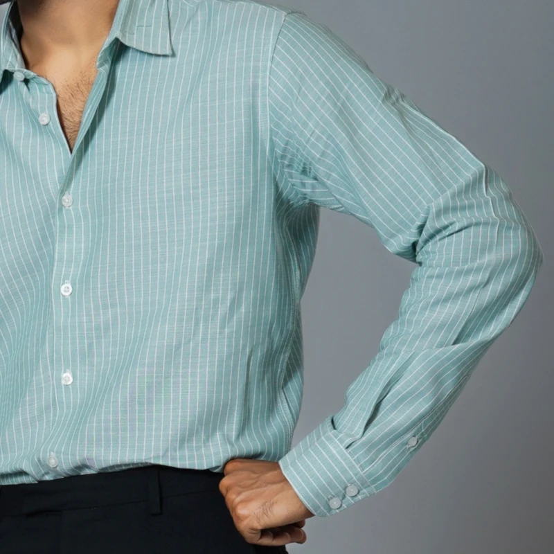 Formal stripes shirt J ART-S219 - Image 3