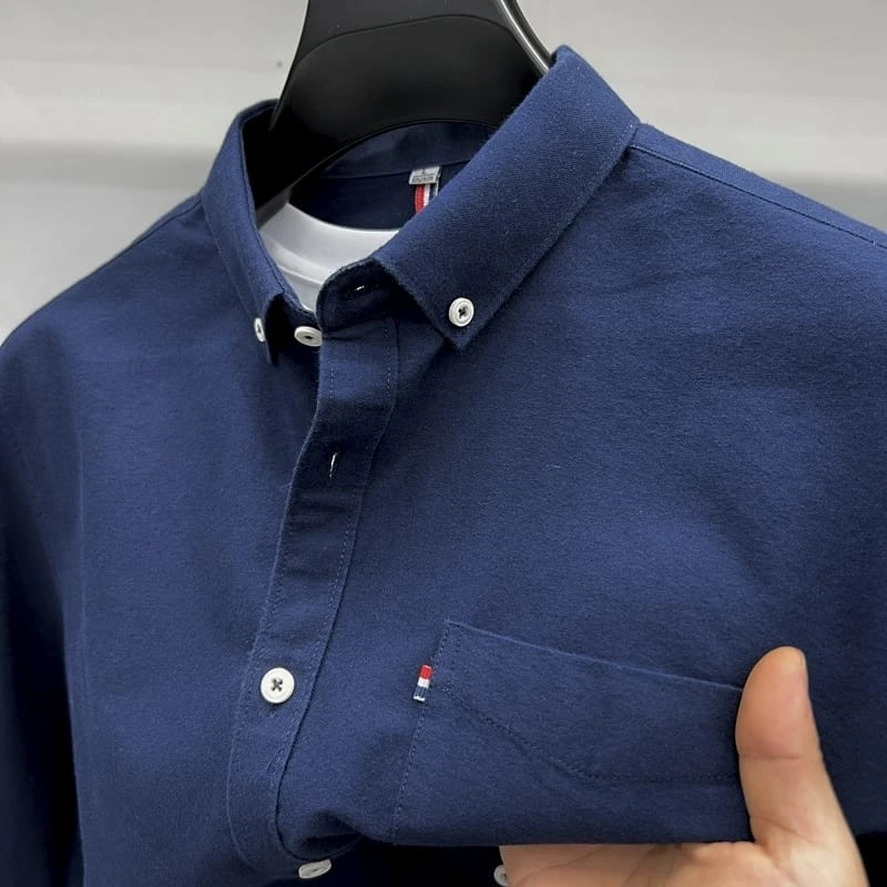 Navy Blue color shirt premium shirt for men's ART-185 - Image 5