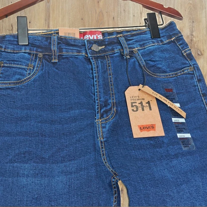 Light blue levis Denim cotton stretchable pant RKD-26 - Image 3