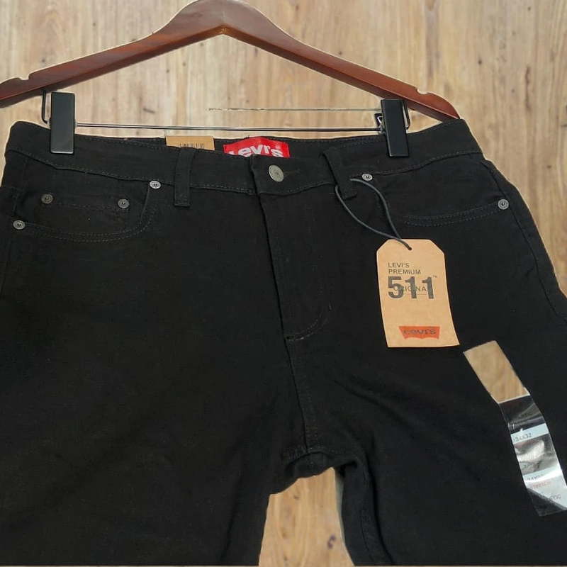 Z black levis Denim cotton stretchable pant RKD-27 - Image 4