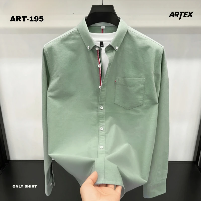 Light Mint green color premium shirt for men's ART-195