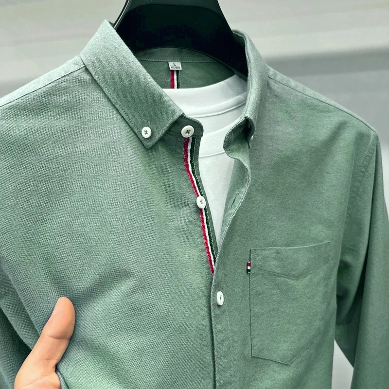 Light Mint green color premium shirt for men's ART-195 - Image 4