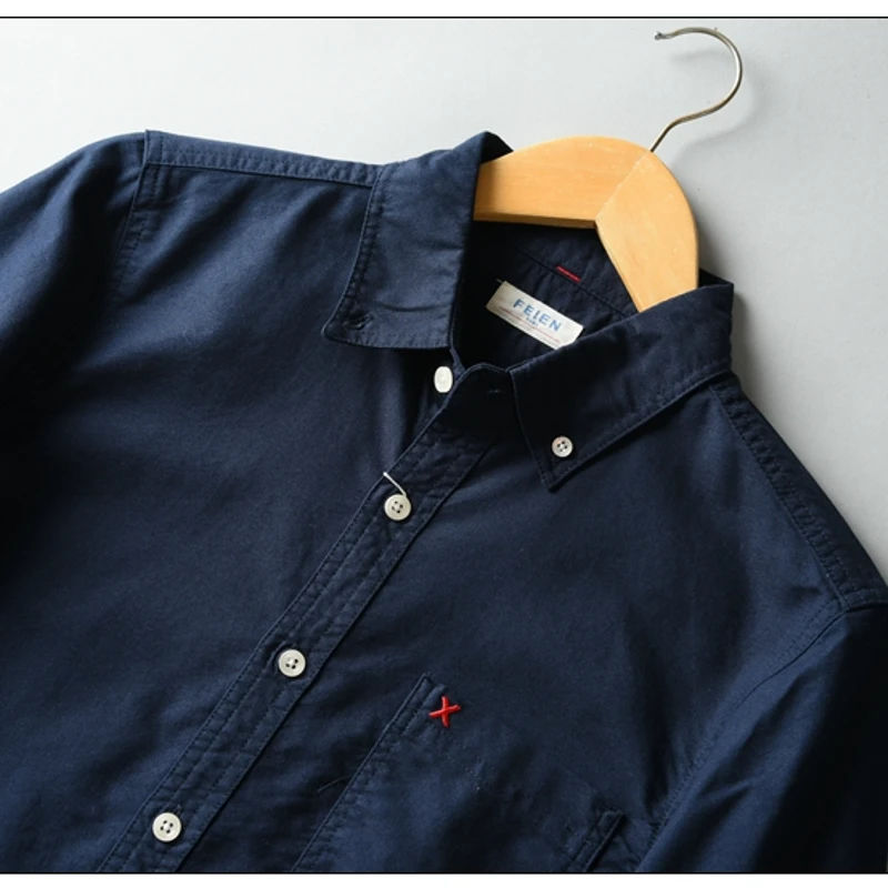 Navy blue color full sleeve shirt ART-183 - Image 3