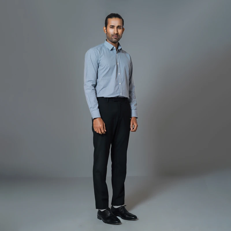 Formal checked shirt J ART-C211 - Image 5