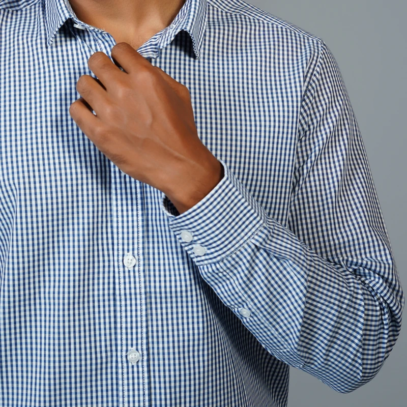 Formal checked shirt J ART-C211