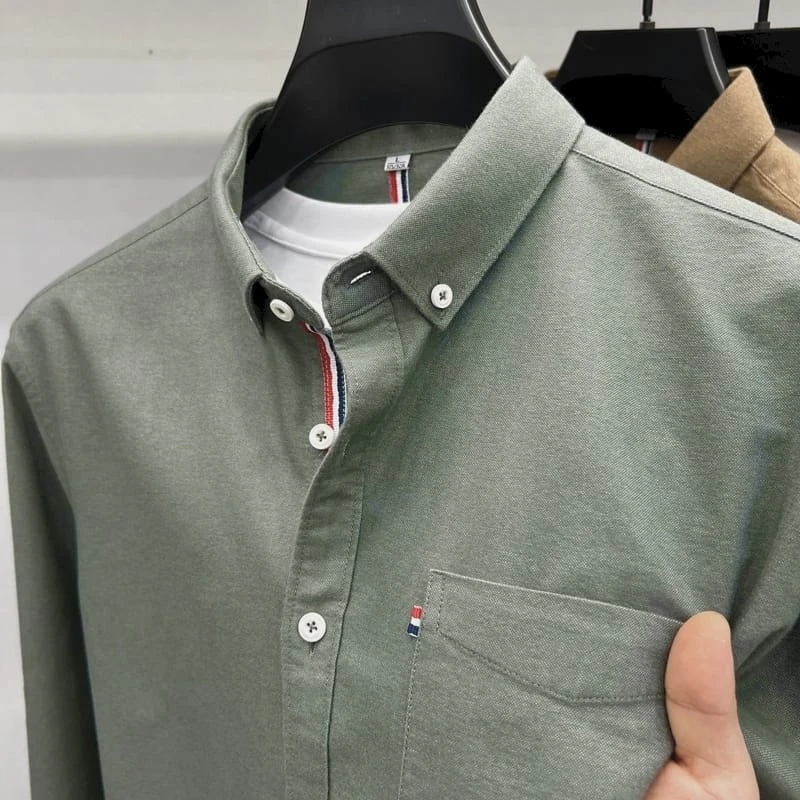 Light Olive Green premium quality shirt for men's ART-188 - Image 5