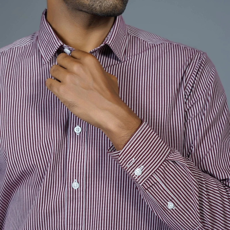 Formal checked shirt J ART-C210