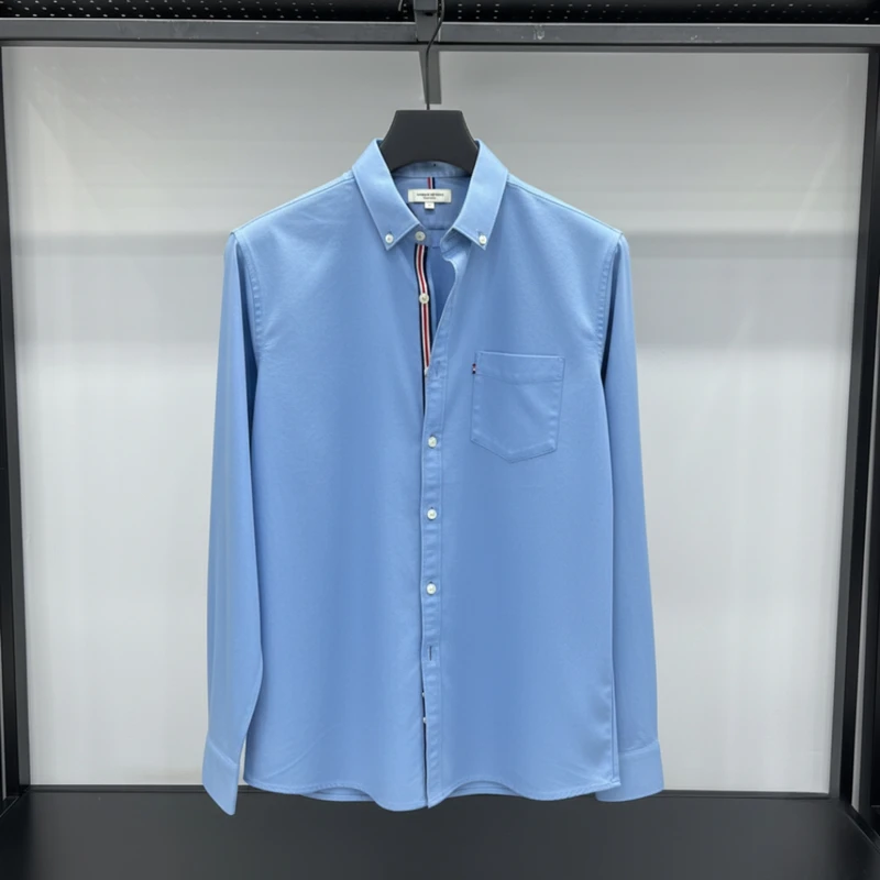 Sky Color Premium Full Sleeve Shirt For Men's ART-194 - Image 3