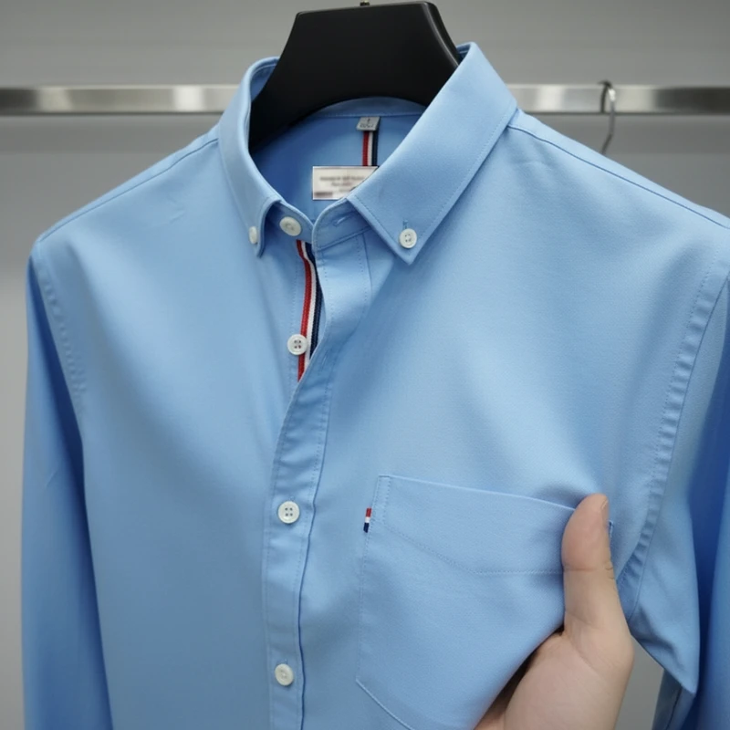 Sky Color Premium Full Sleeve Shirt For Men's ART-194 - Image 4