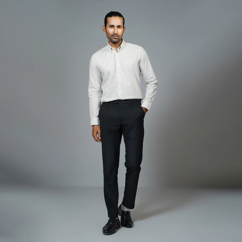 Formal stripes shirt J ART-S216 - Image 3