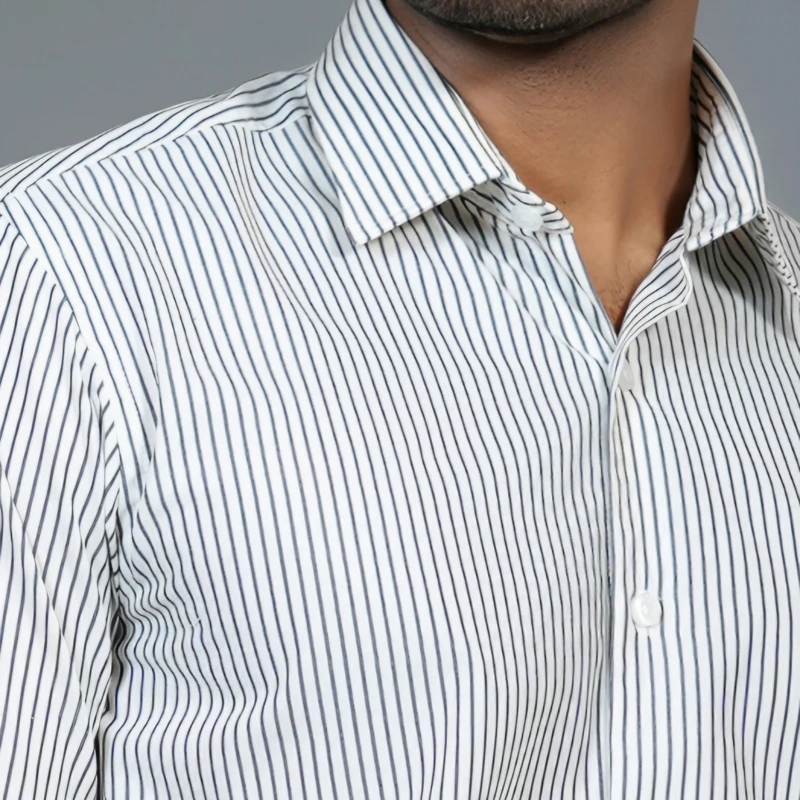 Formal stripes shirt J ART-S220 - Image 3