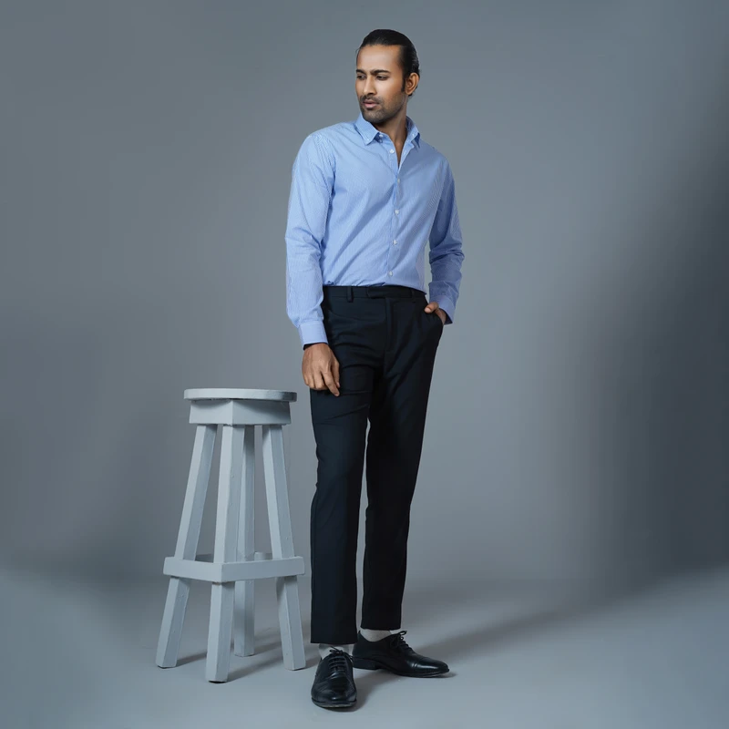 Formal stripes shirt J ART-S215 - Image 6