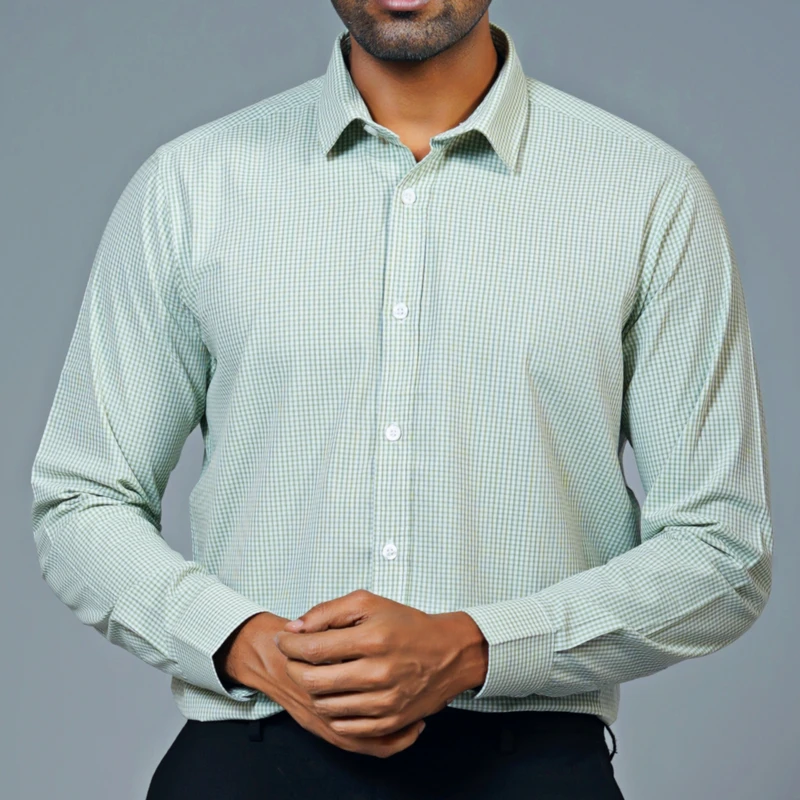 Formal checked shirt J ART-C213