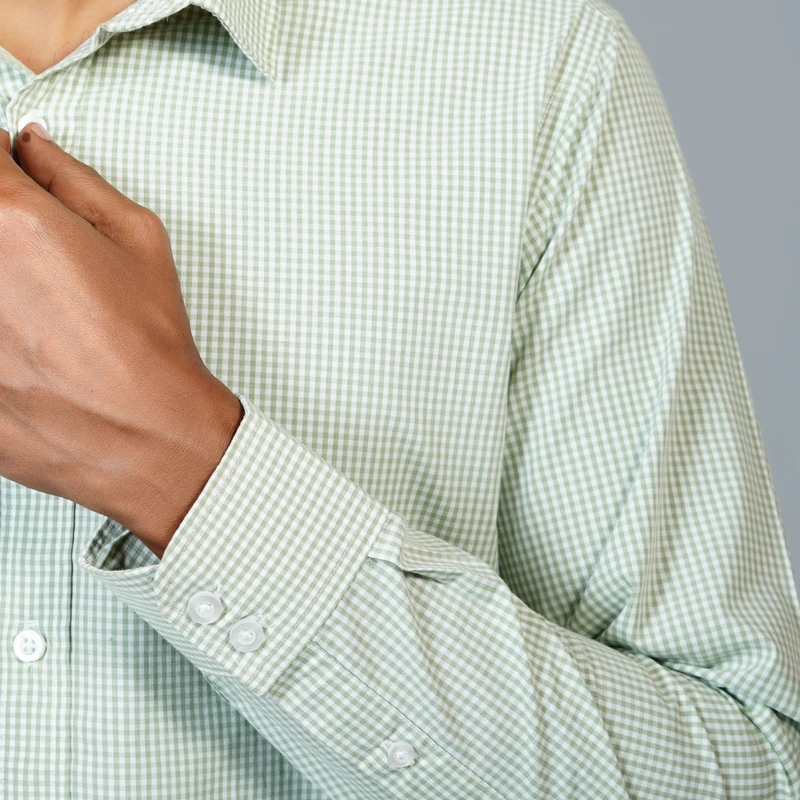 Formal checked shirt J ART-C213 - Image 5