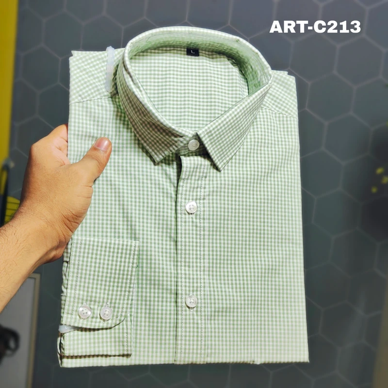 Formal checked shirt J ART-C213 - Image 6