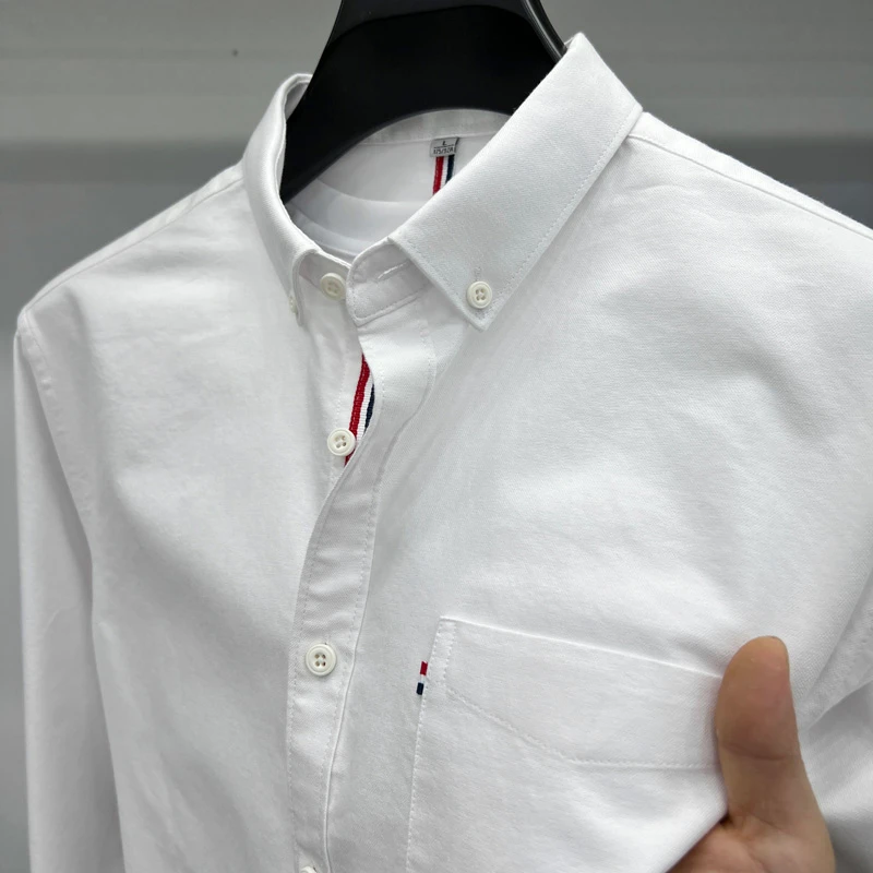 White color premium shirt for men's ART-187 - Image 4