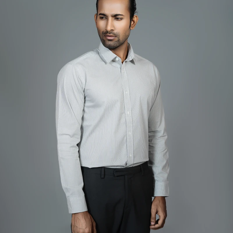 Formal checked shirt J ART-C212 - Image 3