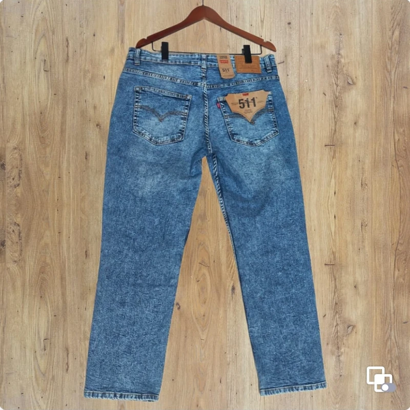 Sky blue acid wash levis Denim cotton stretchable pant RKD-28