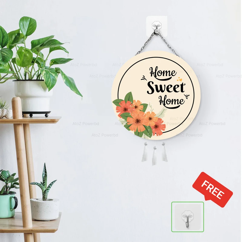 Orange Queen Home Sweet Home (Wall Hanging)