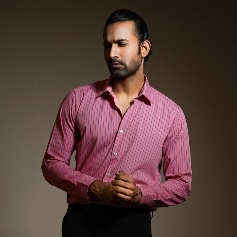 Formal stripes shirt J ART-S218